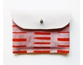 CARDHOLDER 02 / ivory pink orange