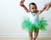St. Patrick's Day Outfit Baby Girl tutu set
