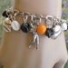 Giants Baseball Charm Bracelet FREE USA Shipping