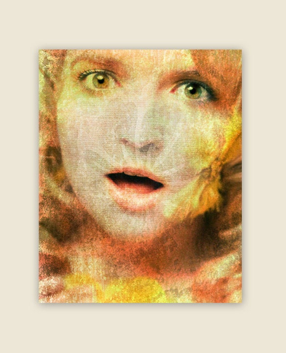 Yellow Scream - 8x10 Giclee Fine Art Print