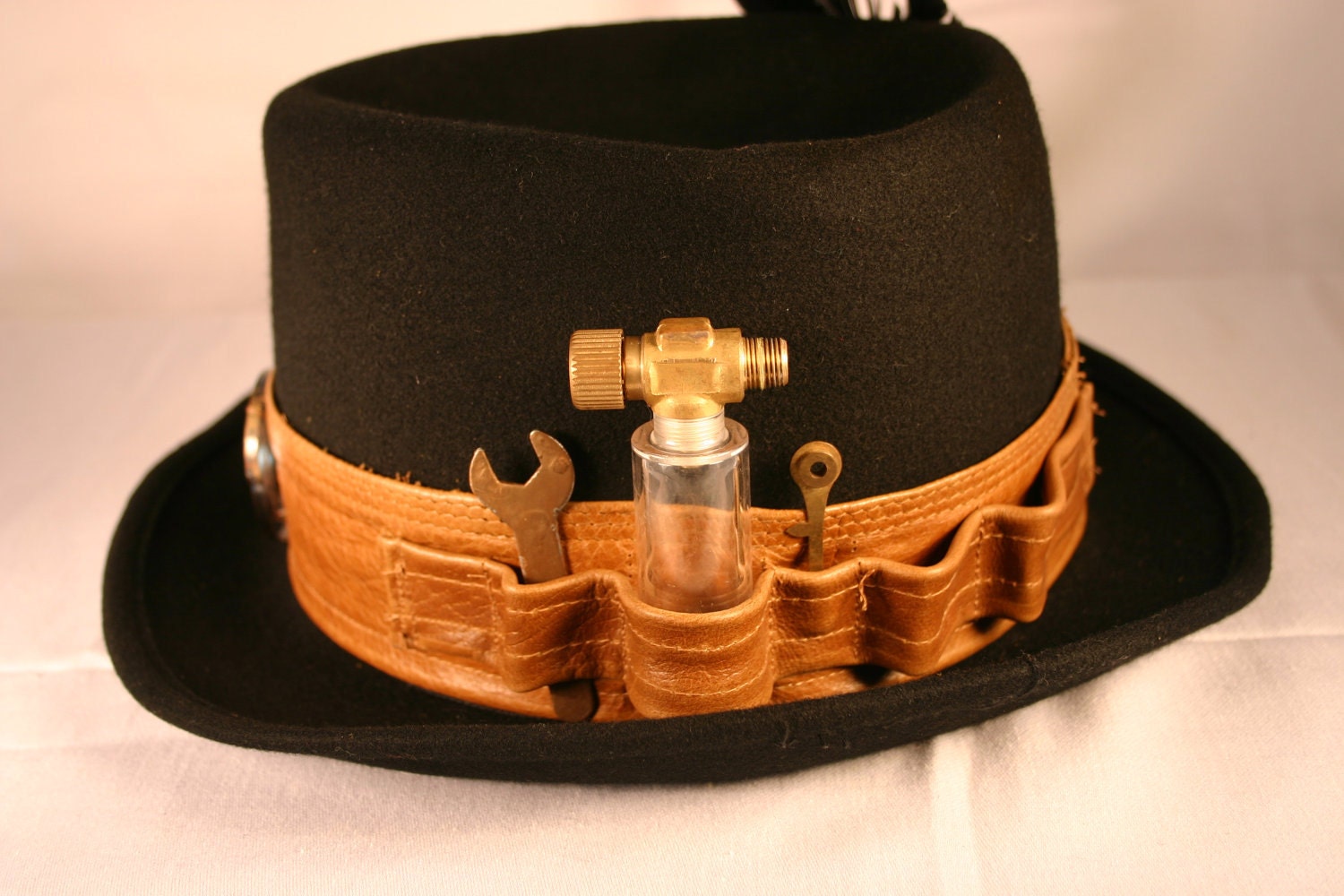 Men's steampunk hat, size extra large