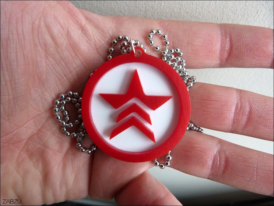 Mass Effect Renegade Necklace