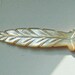 Antique vintage mother of pearl letter opener souvenir of Ostende Belgium