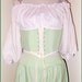 Custom Renaissance Gypsy Costume With Harem Pants and Reversible Corset / Waist Cincher