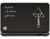Da Vinci parachute and quote laptop vinyl decal