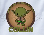STAR WARS YODA Custom Personalized Youth T-Shirt, Toddler shirt Top or Baby Infant Bodysuit One-piece