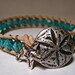 Leather Wrap Bracelet, Turquoise Ocean Beaded Single Wrap, Boho Chic