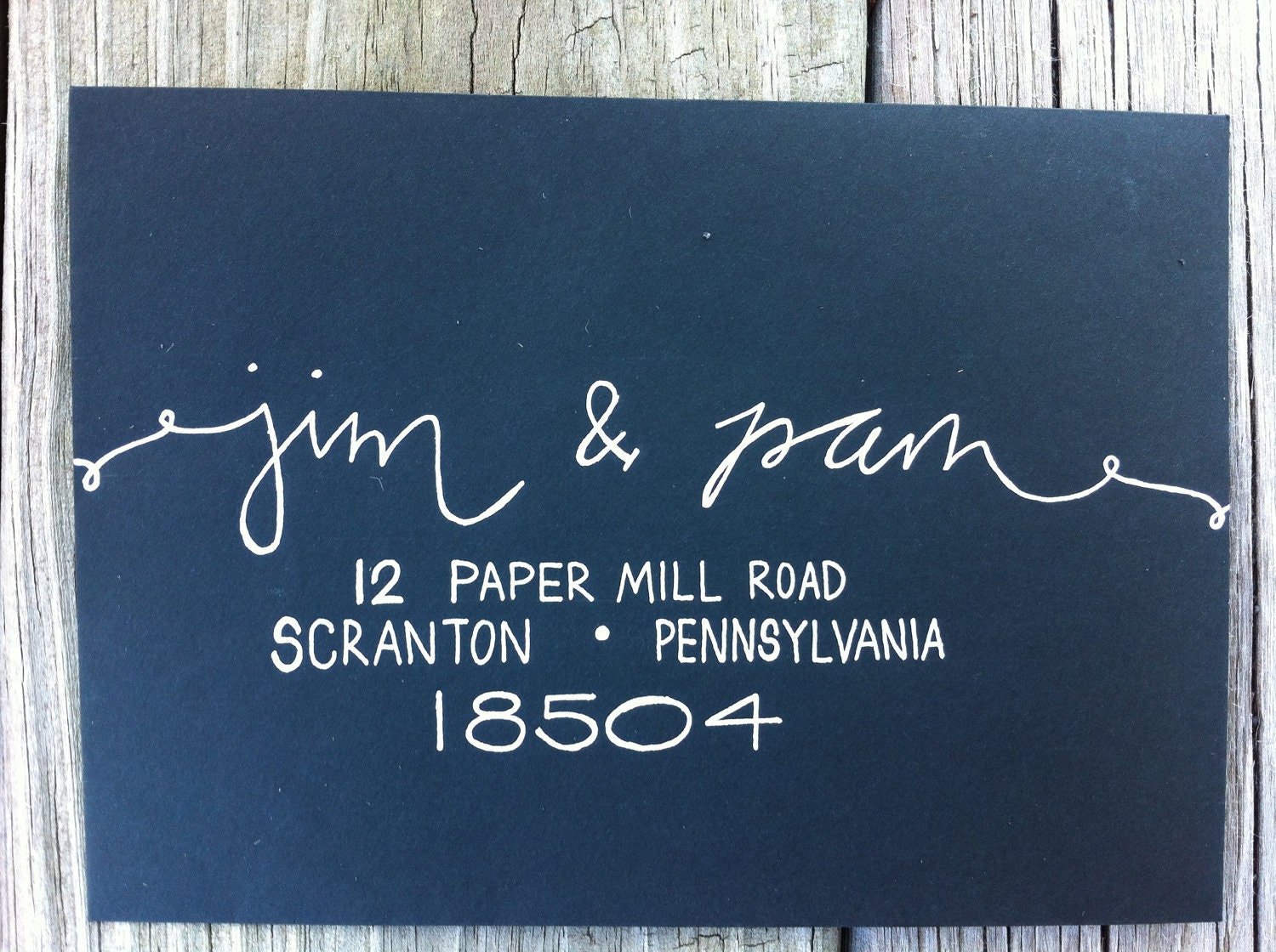 Calligraphy Envelopes for invitations Wedding