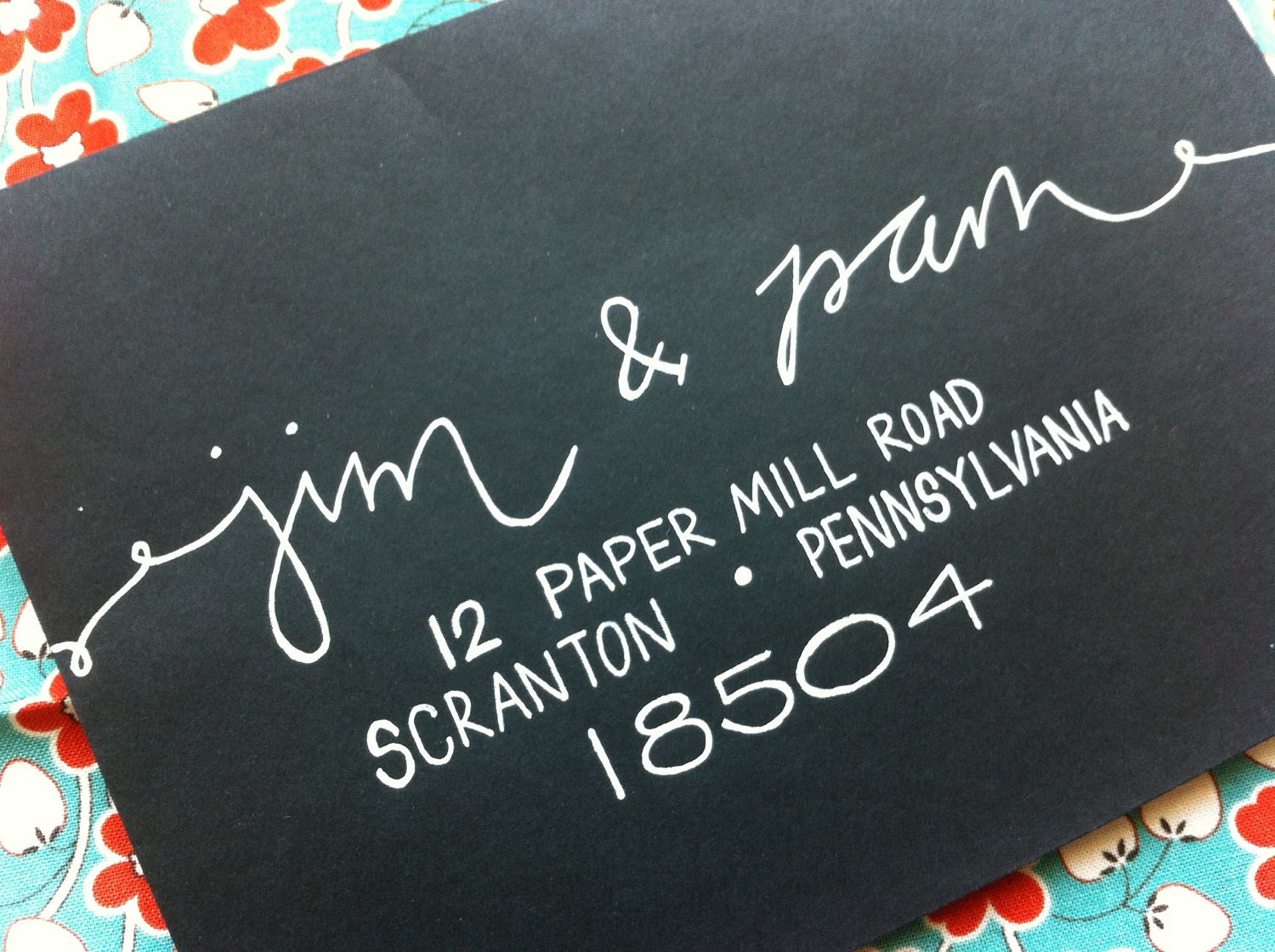 Calligraphy Envelopes for invitations Wedding