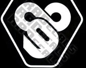 MINI TRON Flynn Lives 89 Vinyl Decal 2x1.8