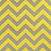 REMNANT - 34 inches of Ash / Corn Yellow Slub - Chevron - Premier zig zag- Grey / Yellow