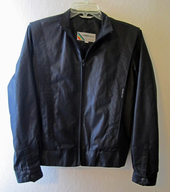 80s Vintage Black Members Only Jacket by ProtagonistWares on Etsy
