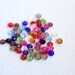 8mm Mixed Color Czech Glass Faceted Rondelle Beads