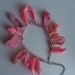 Pastel Pink Beaded Barbie shoe bracelet / ITEM 3022