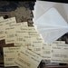 Handpainted wedding invitation
