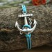 Bracelet-Anchor bracelet-vintage anchor bracelet