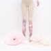 Delicate pink leggings