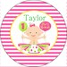 Personalized Melamine Plate - First Birthday - Birthday Girl - ONEDERFUL