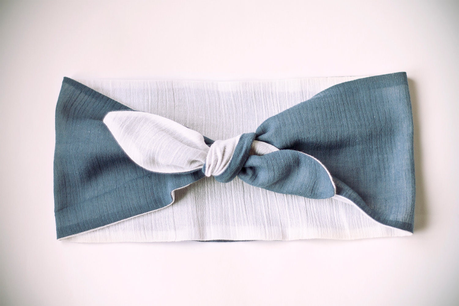 RESERVED for Celina McLeod (mistergh0st) indian headband, blue & white, reversible