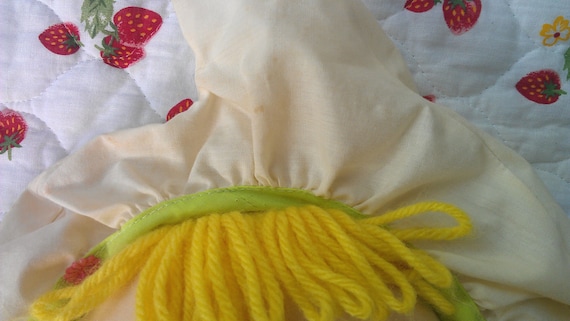 Vintage 1981 Strawberry Shortcake Lemon Meringue ragdoll cloth doll plush 16"