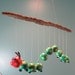 baby mobile CUSTOM caterpillar mobile bark holder window or nursery art mobile nursery room decoration Copyright