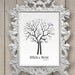 Wedding Tree Guest Book Print Thumbprint modern (design)(any size) guestbook