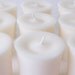 Unscented 100% natural soy votive candles, you pick how many, volume discount, wedding, showers