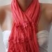 Pink  and Elegance Shawl / Scarf