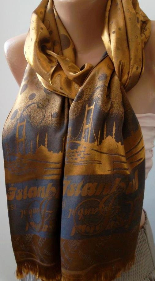 Fantastic Scarf Silk Scarf ....Istanbul