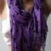 Purple / Shawl Scarf Headband Bandana Pareos