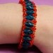 Czech glass beaded bracelet in vivid colors