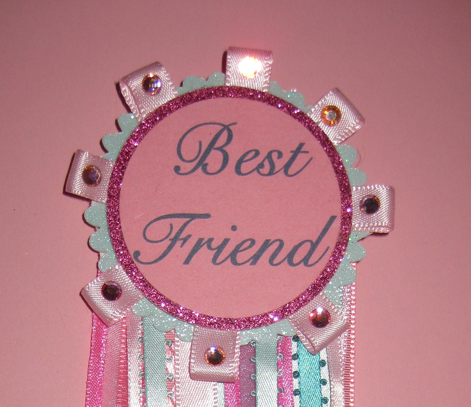 Best Friend Ribbon Award Badge