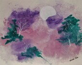 Watercolor - original and signed - Reflections