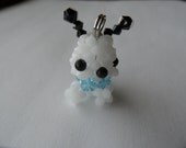 Pochacco of Sanrio - Swarovski Crystal Beaded Pendant Top / Cell Phone Charm