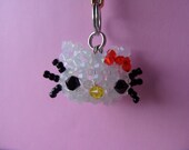 Hello Kitty - Swarovski Crystal Pendant Top / Cell Phone Charm