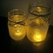 Mason Jar Lace Candle Holder - Vase - Wedding Centerpiece - Decor (set of 2)