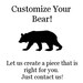 The Hudson - 1 Gold Mini Resin Bear Head- Resin White Faux Taxidermy- Chic & Trendy