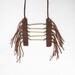Tribal Necklace - Leather Fringe Breastplate - Bohemian Jewelry