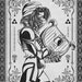 Legend of Zelda - Shiek Princess Zelda Line Art - signed museum quality giclée fine art print 16" x 20"