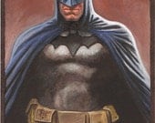 Batman Watercolor Painting