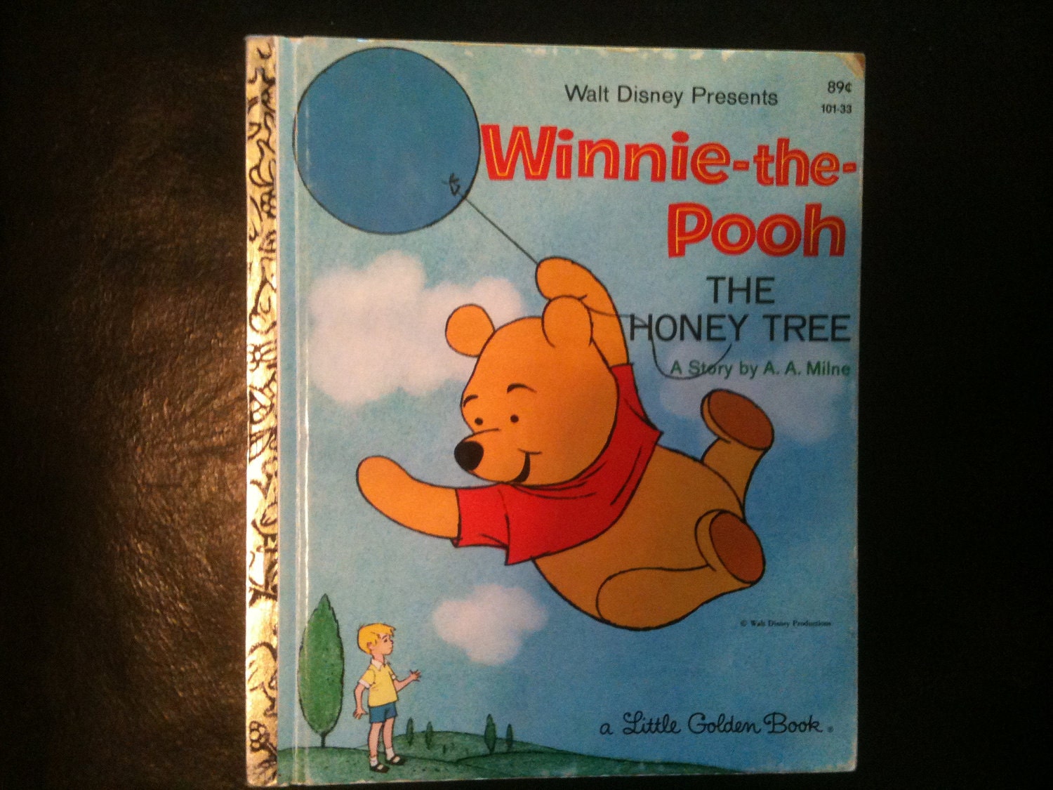 Walt Disney Presents Winnie the Pooh - The Honey Tree, Little Golden Book, 1981, 101-33, A.A. Milne, Eeyore, Piglet, Owl, Rabbit, Kanga, Roo