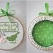 Baby keepsake - Custom cross stitch nursery decor - Made to order