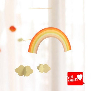 Rainbow mobile - free shipping