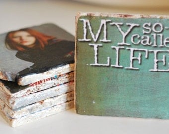 My So-Called Life Italian Marble Coasters