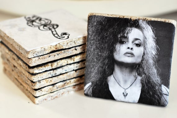 Death Eater Harry Potter Italian Marble Coasters