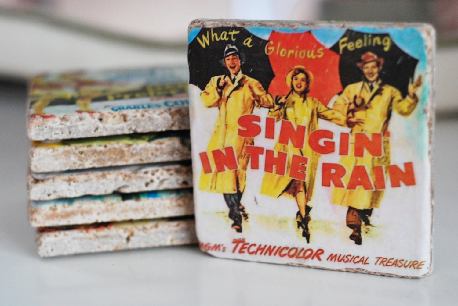 1950's Vintage Musical Movie Poster Coasters