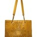 Reserved For MELISSA- AUTHENTIC Vintage Chanel Tan Caviar Leather Punched Tote c.1980s