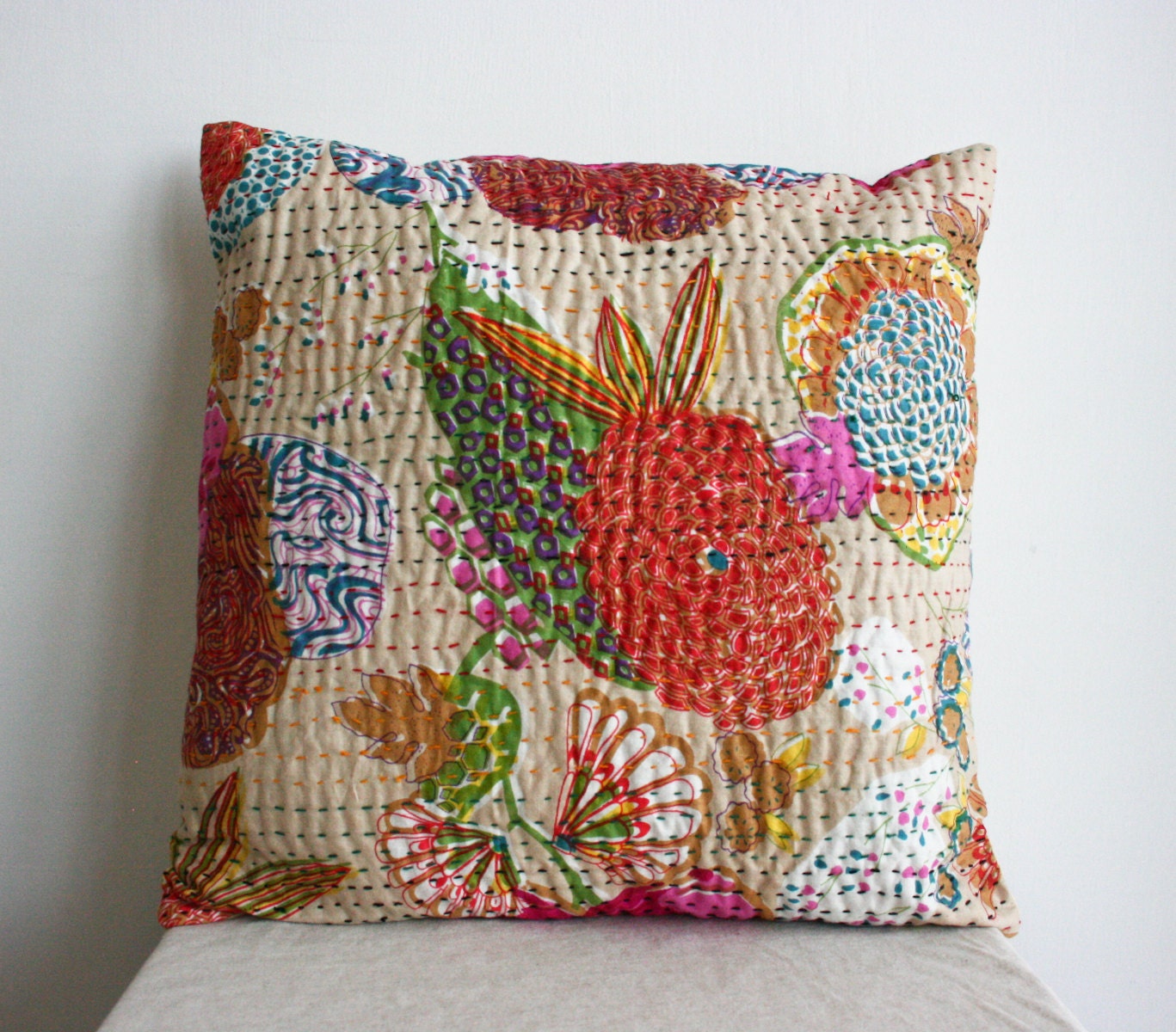 Large 26x26 Pillow in Beautiful Beige by gypsya on Etsy