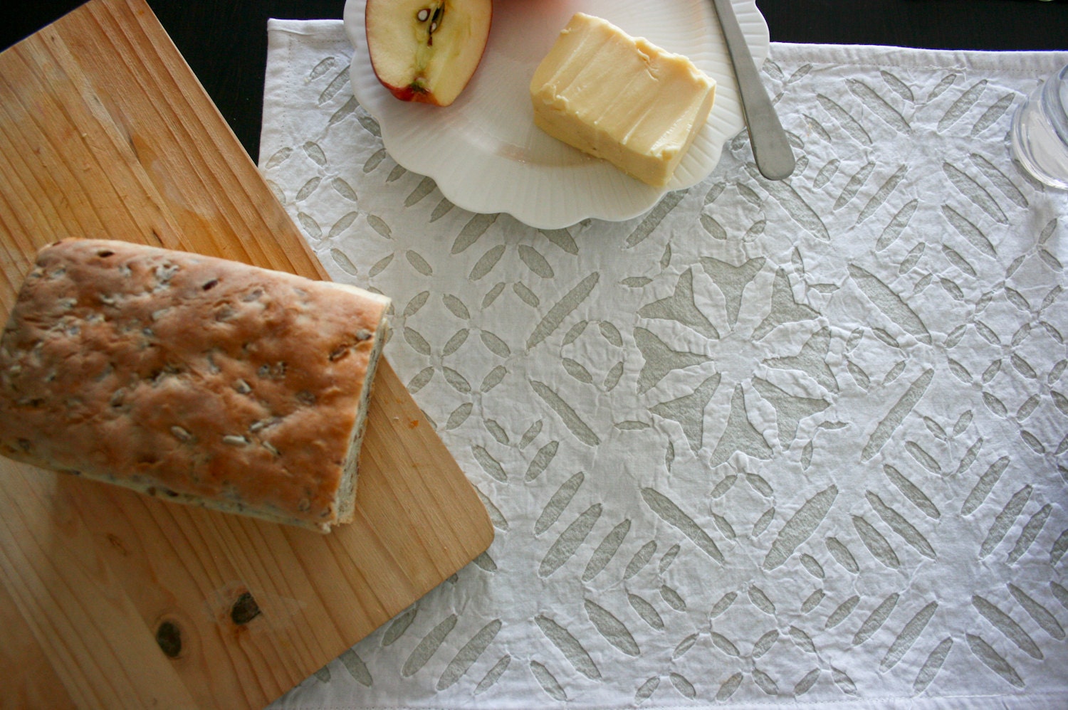 Handmade Place Mat - 1 Handmade Applique Table Place Mat