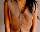 1970s Vintage Handmade Crop Vest